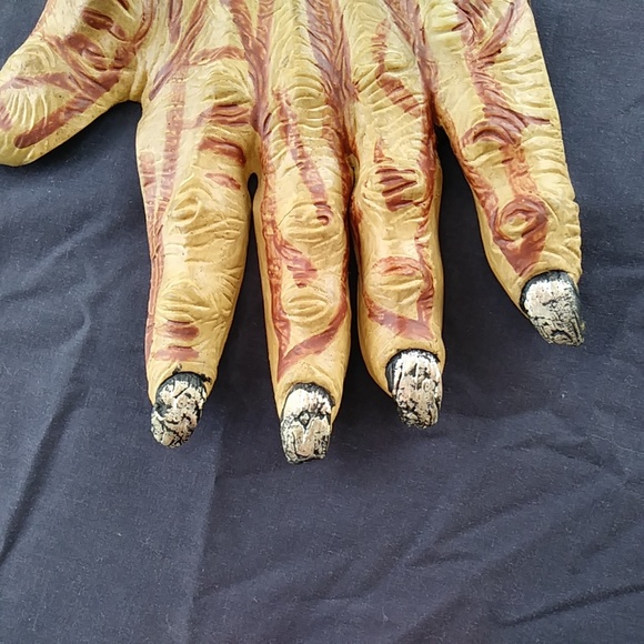 HALLOWEEN COSTUME CREEPY MONSTER HANDS GLOVES - Picture 3 of 3